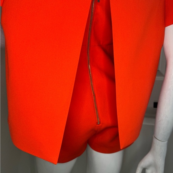 C/MEO Collective Orange Off-Shoulder Romper. #159 - Picture 12 of 16